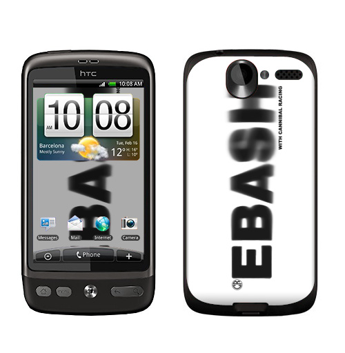 Наклейка на Телефон HTC HTC Desire Ебаш,  купить в Москве – интернет-магазин Allskins, мат, надписи, ебаш, черно-белое, крутые надписи на английском