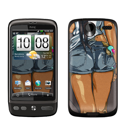Наклейка на Телефон HTC HTC Desire Дрянь,  купить в Москве – интернет-магазин Allskins, мода, глянец, девушка, красота