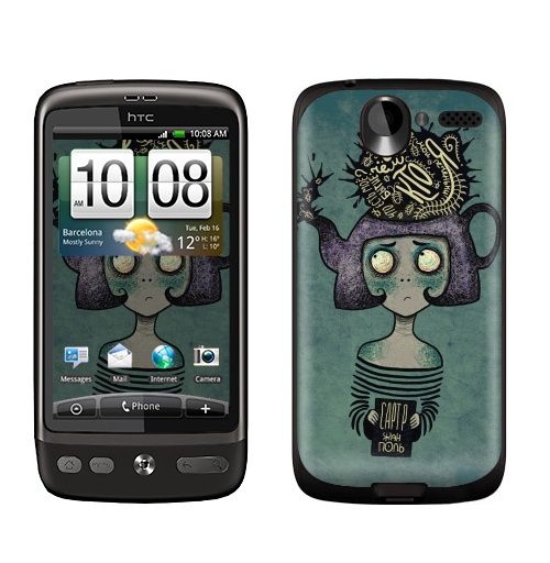 Наклейка на Телефон HTC HTC Desire Чайнутая,  купить в Москве – интернет-магазин Allskins, графика, персонажи