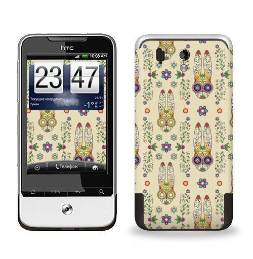 Наклейка на Телефон HTC HTC Legend День, когда вставило.,  купить в Москве – интернет-магазин Allskins, милые животные, кролики, лето, животные, latino, Мексика, лелик, заяц