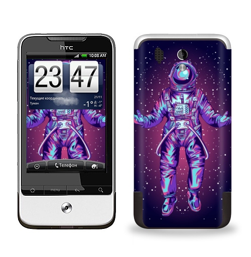 Наклейка на Телефон HTC HTC Legend Космическая левитация,  купить в Москве – интернет-магазин Allskins, космос, звезда, синий