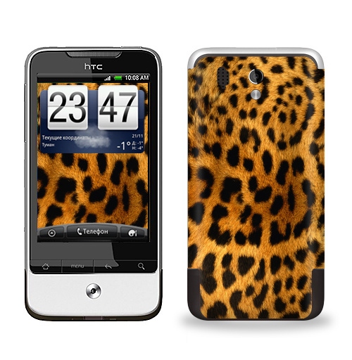Наклейка на Телефон HTC HTC Legend Леопардовое манто,  купить в Москве – интернет-магазин Allskins, леопард, текстура, паттерн, 300 Лучших работ