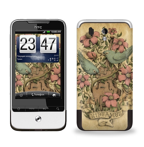 Наклейка на Телефон HTC HTC Legend Rideamus,  купить в Москве – интернет-магазин Allskins, милые животные, 300 Лучших работ, цветы, птицы, текстура, контрабас, женские
