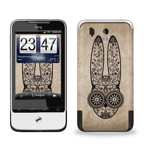 Наклейка на Телефон HTC HTC Legend Day of the Dope,  купить в Москве – интернет-магазин Allskins, мериджейн, Мексика, дым, заяц, 300 Лучших работ