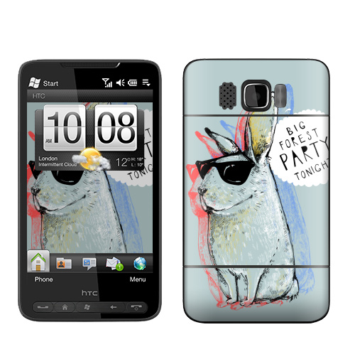 Наклейка на Телефон HTC HTC HD2 Кроль,  купить в Москве – интернет-магазин Allskins, милые животные, надписи на английском, прикольные_надписи, заяц, животные, надписи, позитив, персонажи, 8 марта, девичник, 300 Лучших работ