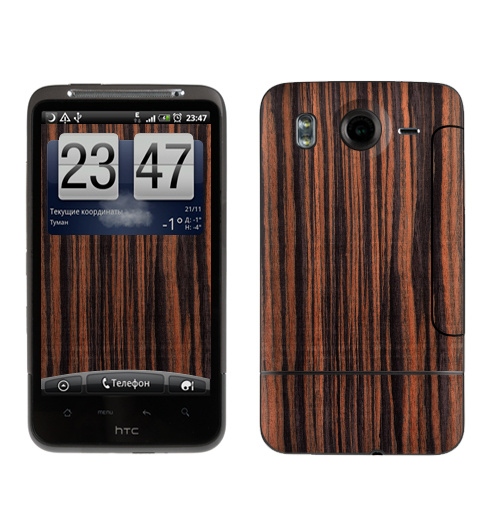 Наклейка на Телефон HTC HTC Desire HD Woody skin - пленка под дерево,  купить в Москве – интернет-магазин Allskins, лес, паттерн, текстура