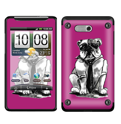 Наклейка на Телефон HTC HTC Gratia Гроза района,  купить в Москве – интернет-магазин Allskins, собаки, персонажи, графика, розовый, прикол, круто