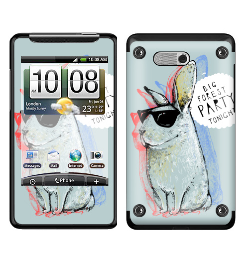 Наклейка на Телефон HTC HTC Gratia Кроль,  купить в Москве – интернет-магазин Allskins, милые животные, надписи на английском, прикольные_надписи, заяц, животные, надписи, позитив, персонажи, 8 марта, девичник, 300 Лучших работ
