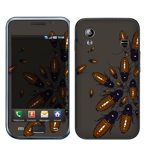 Наклейка на Телефон Samsung Galaxy Ace (S5830) Обед нагишом,  купить в Москве – интернет-магазин Allskins, текстура, паттерн, насекомые, монстры, таракан, 300 Лучших работ