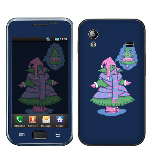 Наклейка на Телефон Samsung Galaxy Ace (S5830) Мечты и реальность,  купить в Москве – интернет-магазин Allskins, мечта, зима, пикник, дед_мороз, ель, новый год, балет, шапка, шарф