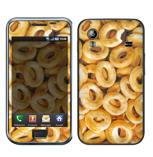 Наклейка на Телефон Samsung Galaxy Ace (S5830) Бараночки,  купить в Москве – интернет-магазин Allskins, паттерн, текстура