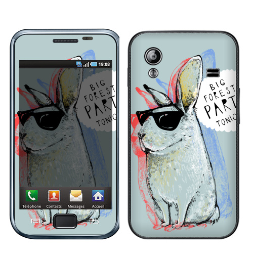 Наклейка на Телефон Samsung Galaxy Ace (S5830) Кроль,  купить в Москве – интернет-магазин Allskins, милые животные, надписи на английском, прикольные_надписи, заяц, животные, надписи, позитив, персонажи, 8 марта, девичник, 300 Лучших работ