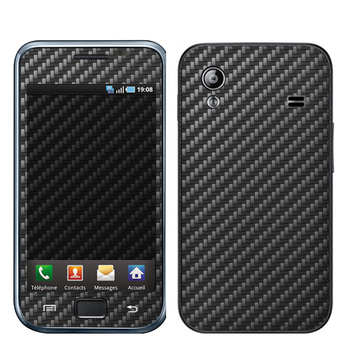 Наклейка на Телефон Samsung Galaxy Ace (S5830) Carbon Fiber Texture,  купить в Москве – интернет-магазин Allskins, крабон, текстура, 300 Лучших работ