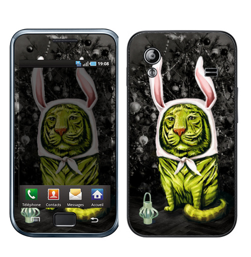Наклейка на Телефон Samsung Galaxy Ace (S5830) Заинька,  купить в Москве – интернет-магазин Allskins, утренник, новый год, заяц, тигры, крутые животные