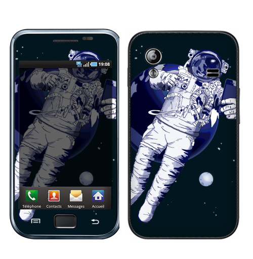 Наклейка на Телефон Samsung Galaxy Ace (S5830) Космическое селфи,  купить в Москве – интернет-магазин Allskins, космос, селфи