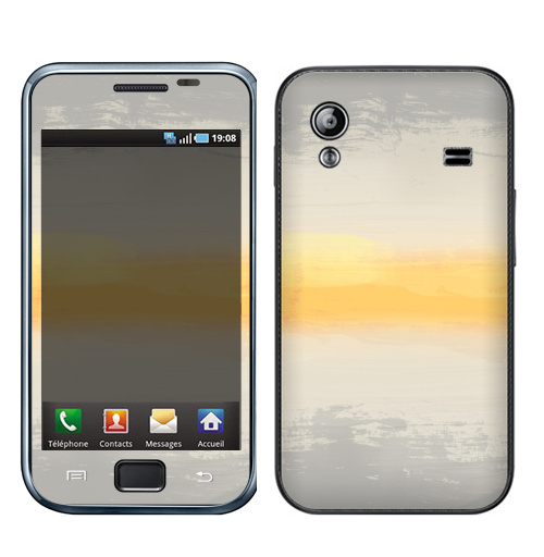 Наклейка на Телефон Samsung Galaxy Ace (S5830) Лучик света,  купить в Москве – интернет-магазин Allskins, серый, желтый, узор, текстура, паттерн