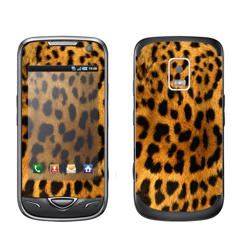 Наклейка на Телефон Samsung B7722 Леопардовое манто,  купить в Москве – интернет-магазин Allskins, леопард, текстура, паттерн, 300 Лучших работ
