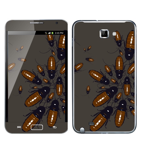 Наклейка на Телефон Samsung Galaxy Note Обед нагишом,  купить в Москве – интернет-магазин Allskins, текстура, паттерн, насекомые, монстры, таракан, 300 Лучших работ