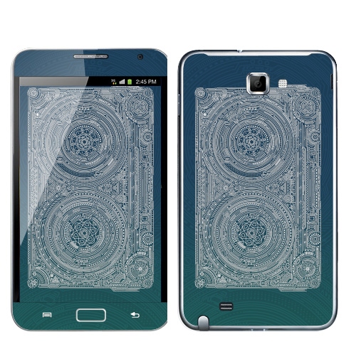 Наклейка на Телефон Samsung Galaxy Note Digitalism,  купить в Москве – интернет-магазин Allskins, гики, ментакулус, кассета, музыка, 300 Лучших работ