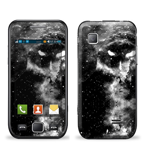 Наклейка на Телефон Samsung Wave (S5250) Космическая совуля,  купить в Москве – интернет-магазин Allskins, смерть, хищник, ночная, ночной, ночь, космос, птицы, сова