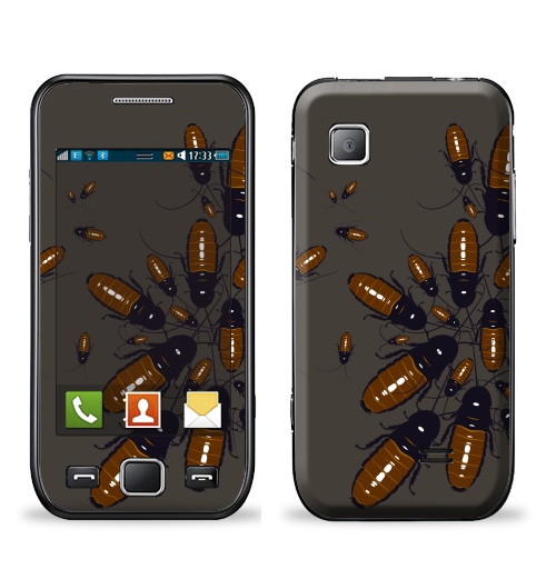 Наклейка на Телефон Samsung Wave (S5250) Обед нагишом,  купить в Москве – интернет-магазин Allskins, текстура, паттерн, насекомые, монстры, таракан, 300 Лучших работ