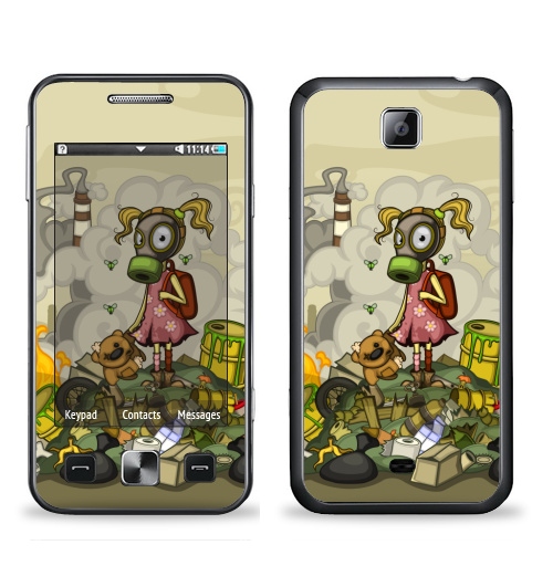 Наклейка на Телефон Samsung C6712 Star 2 Duos Загрязнение,  купить в Москве – интернет-магазин Allskins, смог, мир, загрязнение, мусор, отходы, детские