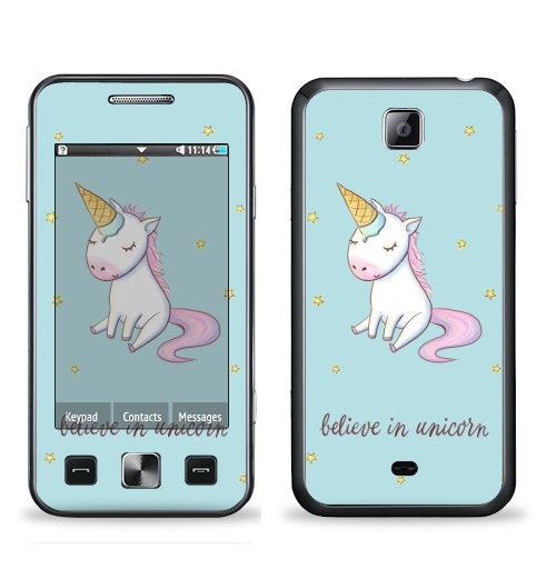 Наклейка на Телефон Samsung C6712 Star 2 Duos Превращение в единорога,  купить в Москве – интернет-магазин Allskins, милые животные, единорог, персонажи, улыбка, радость, прикол, мило, животные, фразы