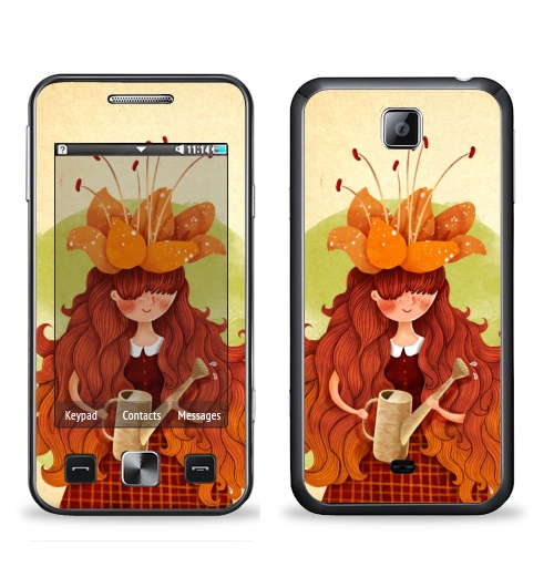Наклейка на Телефон Samsung C6712 Star 2 Duos Фантазёрка,  купить в Москве – интернет-магазин Allskins, фантазия, цветы, лилосы, добрая, яркий, детские, идея