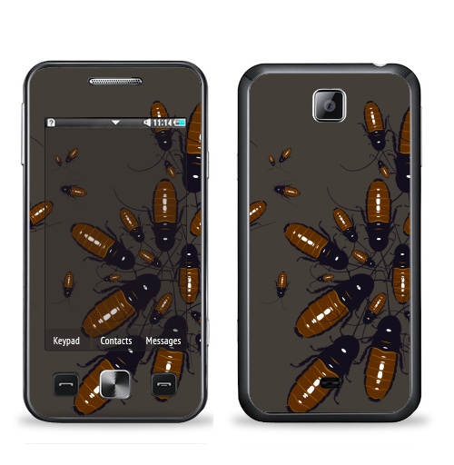 Наклейка на Телефон Samsung C6712 Star 2 Duos Обед нагишом,  купить в Москве – интернет-магазин Allskins, текстура, паттерн, насекомые, монстры, таракан, 300 Лучших работ