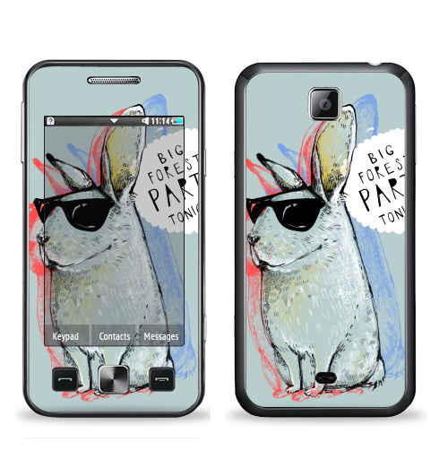 Наклейка на Телефон Samsung C6712 Star 2 Duos Кроль,  купить в Москве – интернет-магазин Allskins, милые животные, надписи на английском, прикольные_надписи, заяц, животные, надписи, позитив, персонажи, 8 марта, девичник, 300 Лучших работ