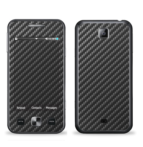 Наклейка на Телефон Samsung C6712 Star 2 Duos Carbon Fiber Texture,  купить в Москве – интернет-магазин Allskins, крабон, текстура, 300 Лучших работ