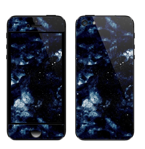 Наклейка на Телефон Apple iPhone 5 Ночное небо паттерн,  купить в Москве – интернет-магазин Allskins, звезда, небо, ночь, паттерн