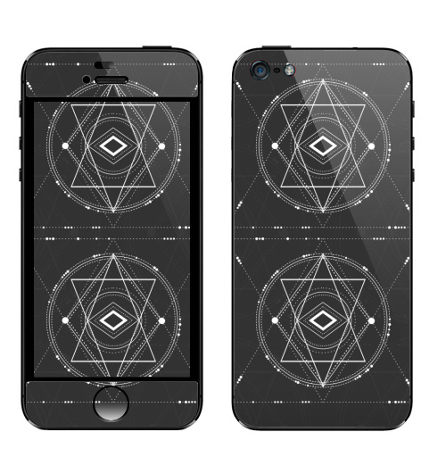 Наклейка на Телефон Apple iPhone 5 Третий глаз Будды,  купить в Москве – интернет-магазин Allskins, сакральное, геометрия, космос, геометрический