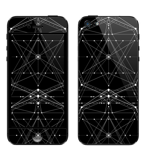 Наклейка на Телефон Apple iPhone 5 Священная геометрия форм,  купить в Москве – интернет-магазин Allskins, духовность, секрет, дух, геометрия, сакральное