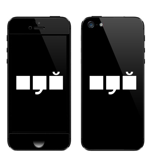 Наклейка на Телефон Apple iPhone 5 Малевич наших дней,  купить в Москве – интернет-магазин Allskins, крутые надписи, черное и белое, надписи, малевич, наших, дней, черно-белое, остроумно