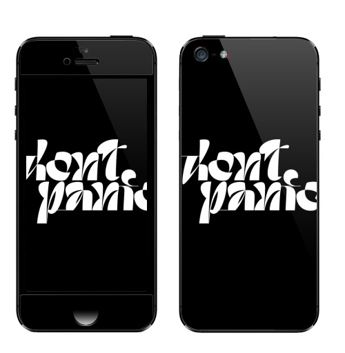 Наклейка на Телефон Apple iPhone 5 Все будет хорошо,  купить в Москве – интернет-магазин Allskins, все будет хорошо, без паники, я не боюсь, хэллоуин, маски, коронавирус, любовь, стритарт