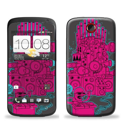 Наклейка на Телефон HTC HTC One S Dance !,  купить в Москве – интернет-магазин Allskins, музыка, dj, клубная