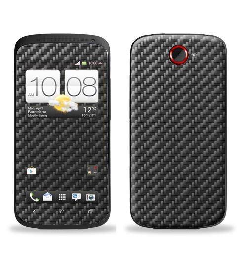 Наклейка на Телефон HTC HTC One S Carbon Fiber Texture,  купить в Москве – интернет-магазин Allskins, крабон, текстура, 300 Лучших работ