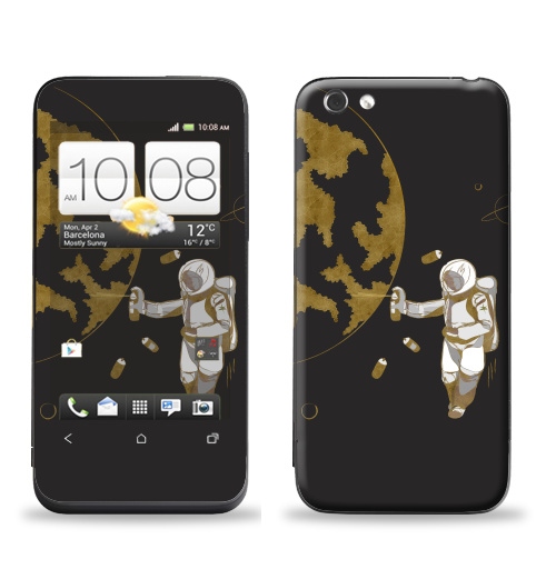 Наклейка на Телефон HTC HTC One V Космо,  купить в Москве – интернет-магазин Allskins, 300 Лучших работ, граффити, космос, рождение