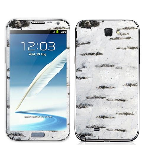 Наклейка на Телефон Samsung Galaxy Note 2 Своё ,  купить в Москве – интернет-магазин Allskins, Россия, лес, паттерн, природа, текстура