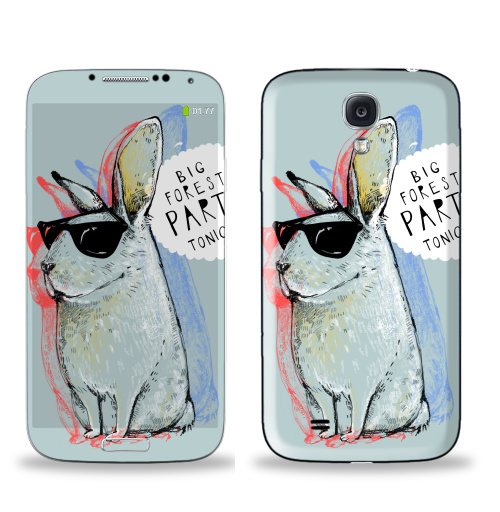 Наклейка на Телефон Samsung Galaxy S4 (i9500) Кроль,  купить в Москве – интернет-магазин Allskins, милые животные, надписи на английском, прикольные_надписи, заяц, животные, надписи, позитив, персонажи, 8 марта, девичник, 300 Лучших работ