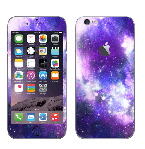 Наклейка на Телефон Apple iPhone 6 с яблоком Ты просто космос, детка,  купить в Москве – интернет-магазин Allskins, космический, звезда, звездноенебо, звезднаяночь, паттерн, космос