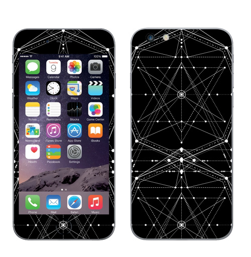 Наклейка на Телефон Apple iPhone 6 plus Священная геометрия форм,  купить в Москве – интернет-магазин Allskins, духовность, секрет, дух, геометрия, сакральное