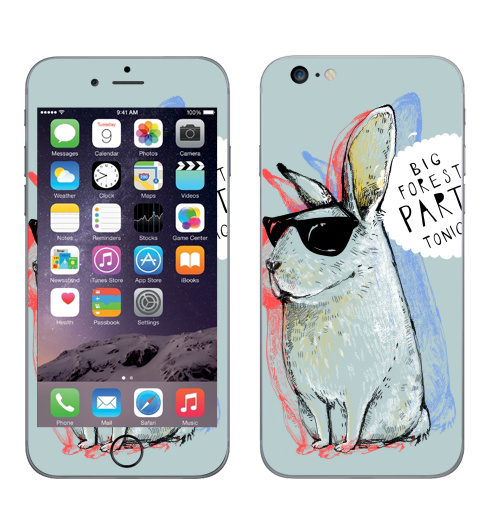 Наклейка на Телефон Apple iPhone 6 plus Кроль,  купить в Москве – интернет-магазин Allskins, милые животные, надписи на английском, прикольные_надписи, заяц, животные, надписи, позитив, персонажи, 8 марта, девичник, 300 Лучших работ