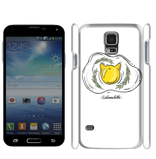 Чехол матовый для Galaxy S5 Кото-омлет - купить в интернет-магазине Мэриджейн в Москве и СПБ