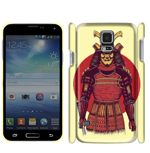 Чехол матовый для Galaxy S5 Броня самурая - купить в интернет-магазине Мэриджейн в Москве и СПБ