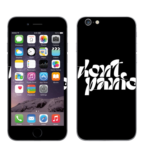 Наклейка на Телефон Apple iPhone 7 Все будет хорошо,  купить в Москве – интернет-магазин Allskins, все будет хорошо, без паники, я не боюсь, хэллоуин, маски, коронавирус, любовь, стритарт