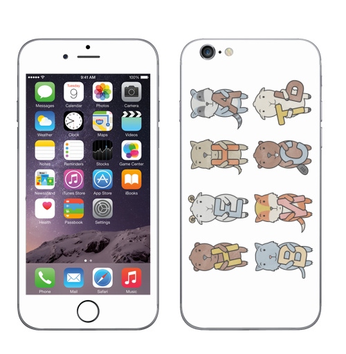 Наклейка на Телефон Apple iPhone 8 Н Е Н А В И С Т Ь,  купить в Москве – интернет-магазин Allskins, животные, любовь, лиса, енот, кошка, медведь, собаки, зверушки, ненависть