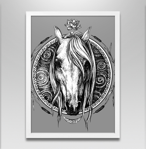 Фотография футболки Речная лошадь. Бекахест.
