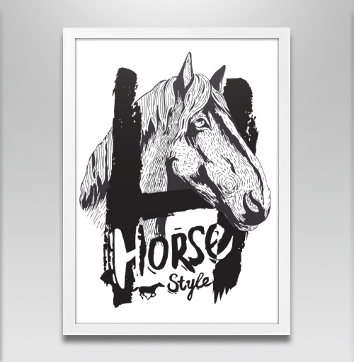 Фотография футболки Морда лошади